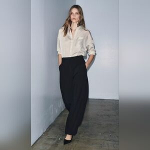 Sold - Zara BALLOON PANTS WITH BUTTONS ZW COLLECTION - SOLD OUT Online